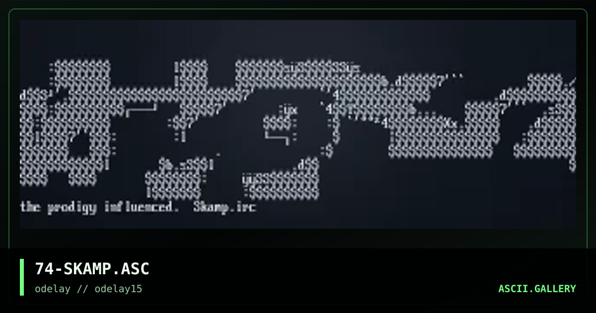 74-SKAMP.ASC, by discofunk 1974, 1998
