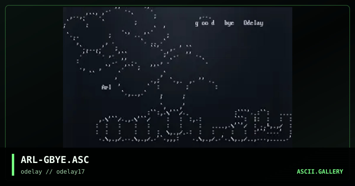 ARL-GBYE.ASC, by arlequin, 1998