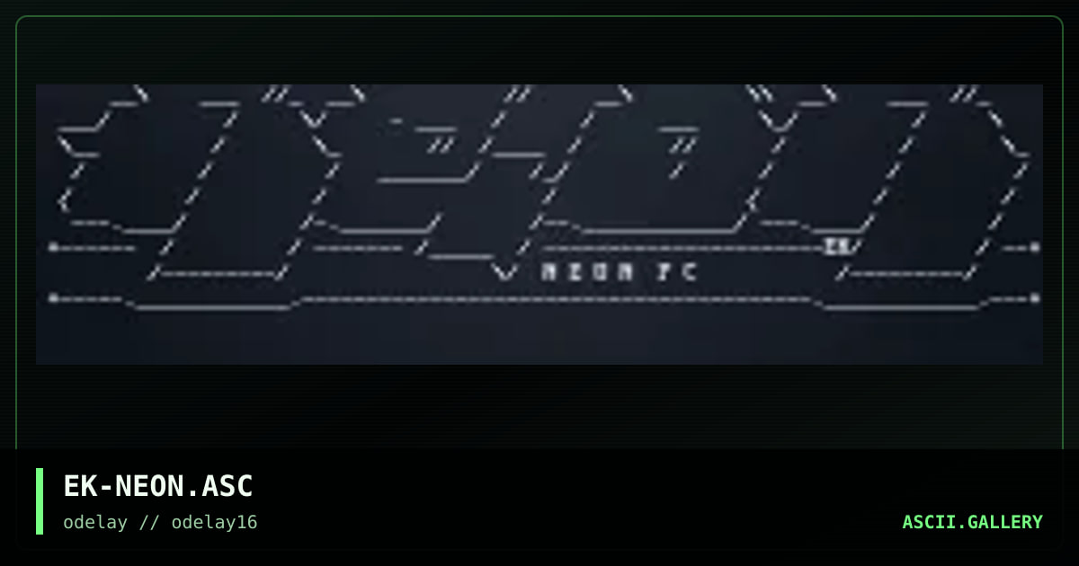 EK-NEON.ASC, by exar kun, 1998