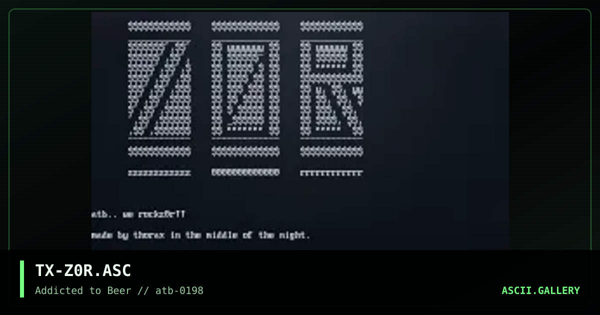 r0x0rerz0rzzz, by thorax, 1998