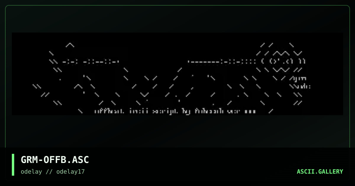 GRM-OFFB.ASC, by grandmaster mojo, 1998