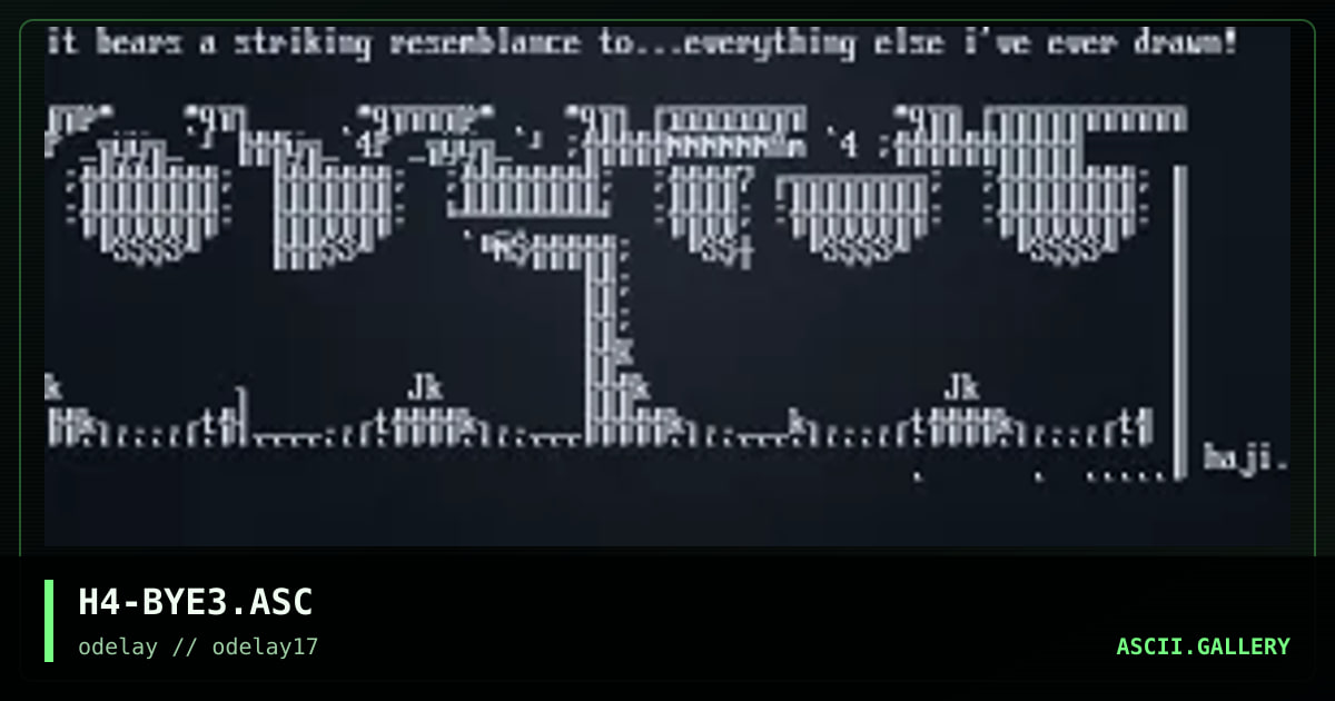 H4-BYE3.ASC, by haji, 1998