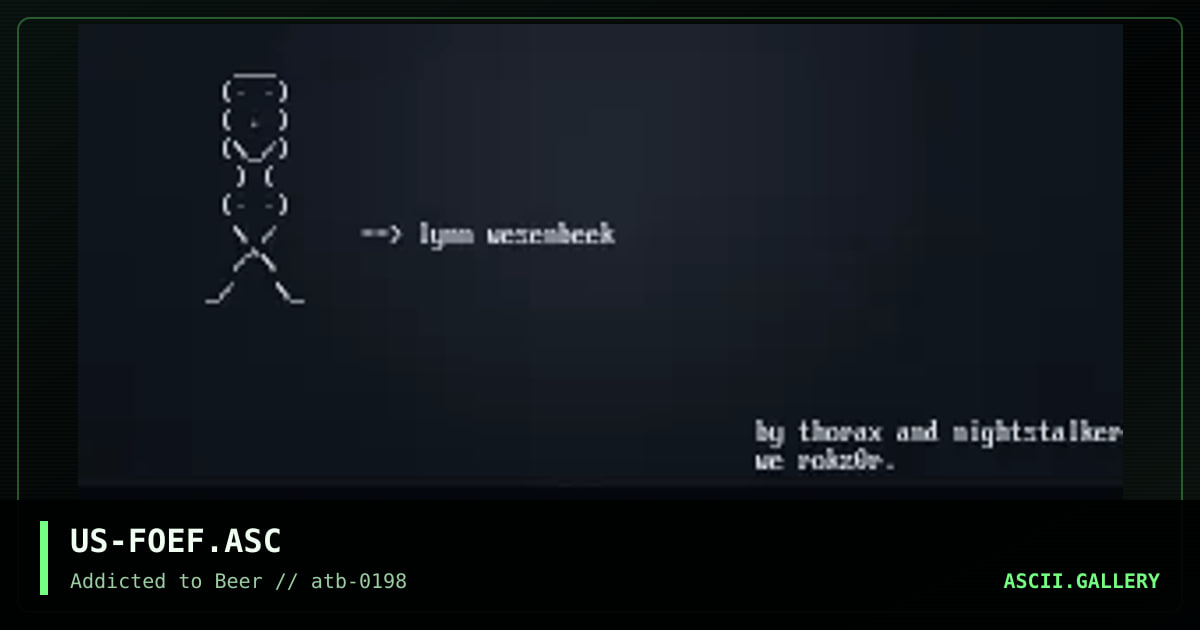 lynn wesenbeek, by thorax, nightstalker, 1998