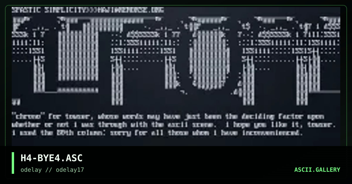 H4-BYE4.ASC, by haji, 1998