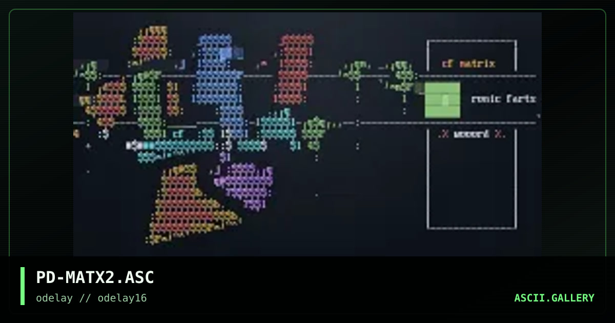 PD-MATX2.ASC, by paradox, 1998