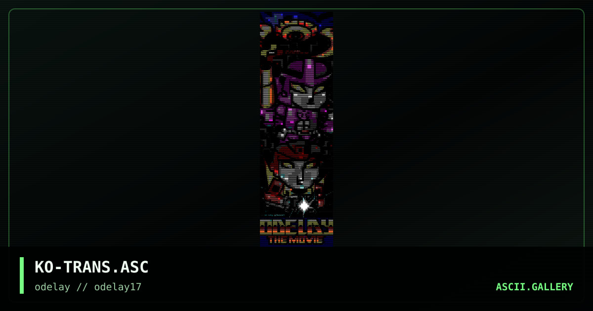 KO-TRANS.ASC, by konami, 1998