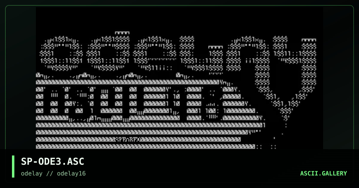 SP-ODE3.ASC, by spear, 1998