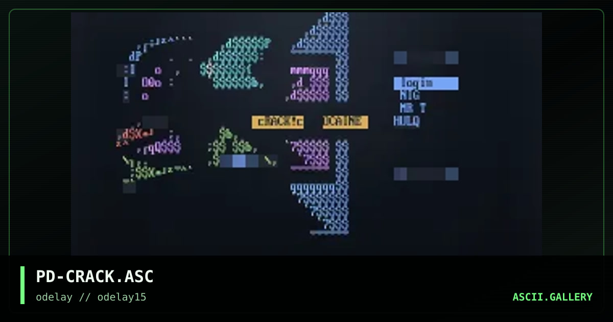 PD-CRACK.ASC, by paradox, 1998