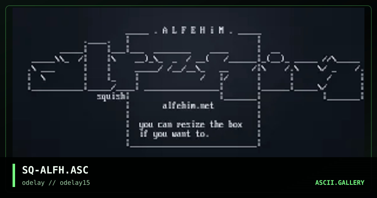 SQ-ALFH.ASC, by squish, 1998