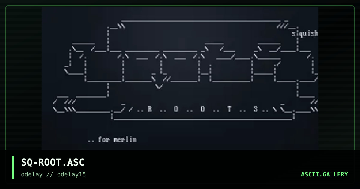 SQ-ROOT.ASC, by squish, 1998