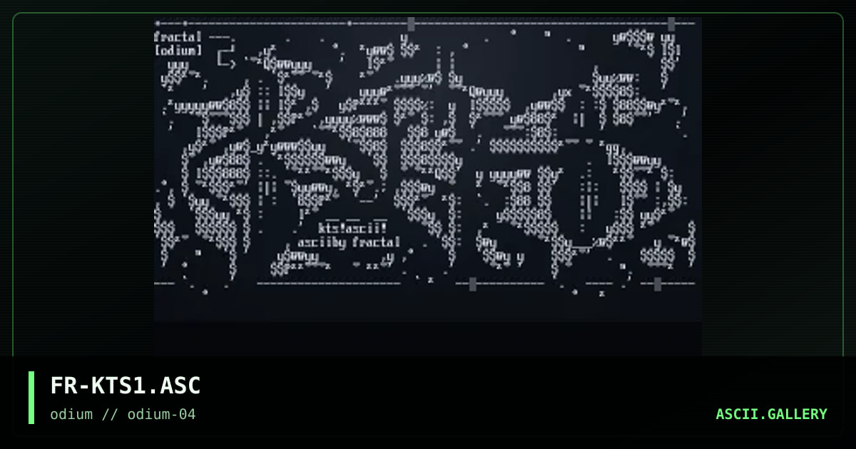 kts promo, by fractal, 1996