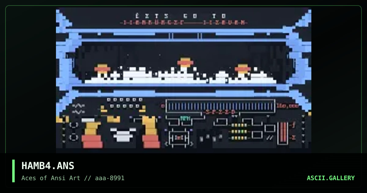 HAMB4.ANS, by shadow demon, 1991