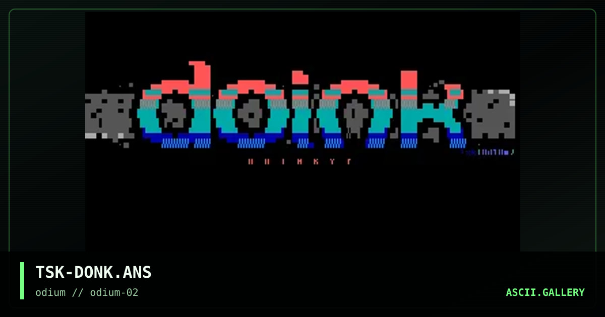 donk, by the silent killer, 1996