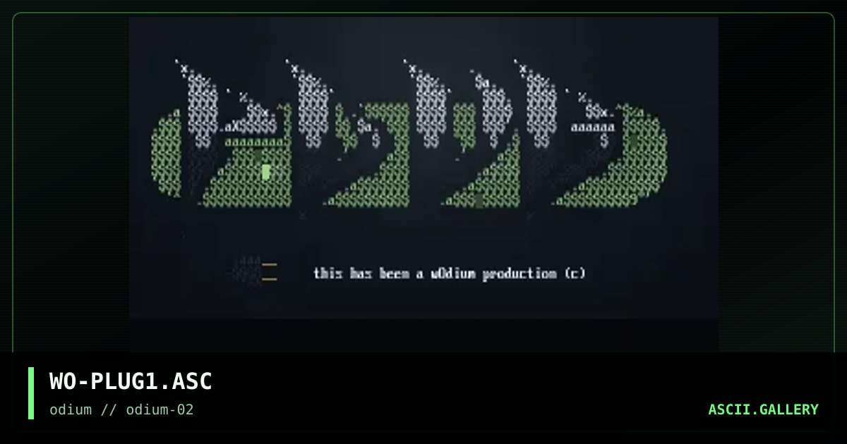 the plug (905) 475 - 2987, by wat0r, 1996