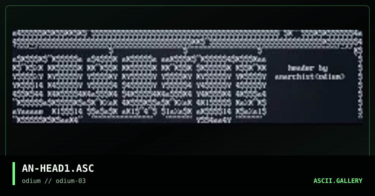 gUM! header!, by anarchist, 1996