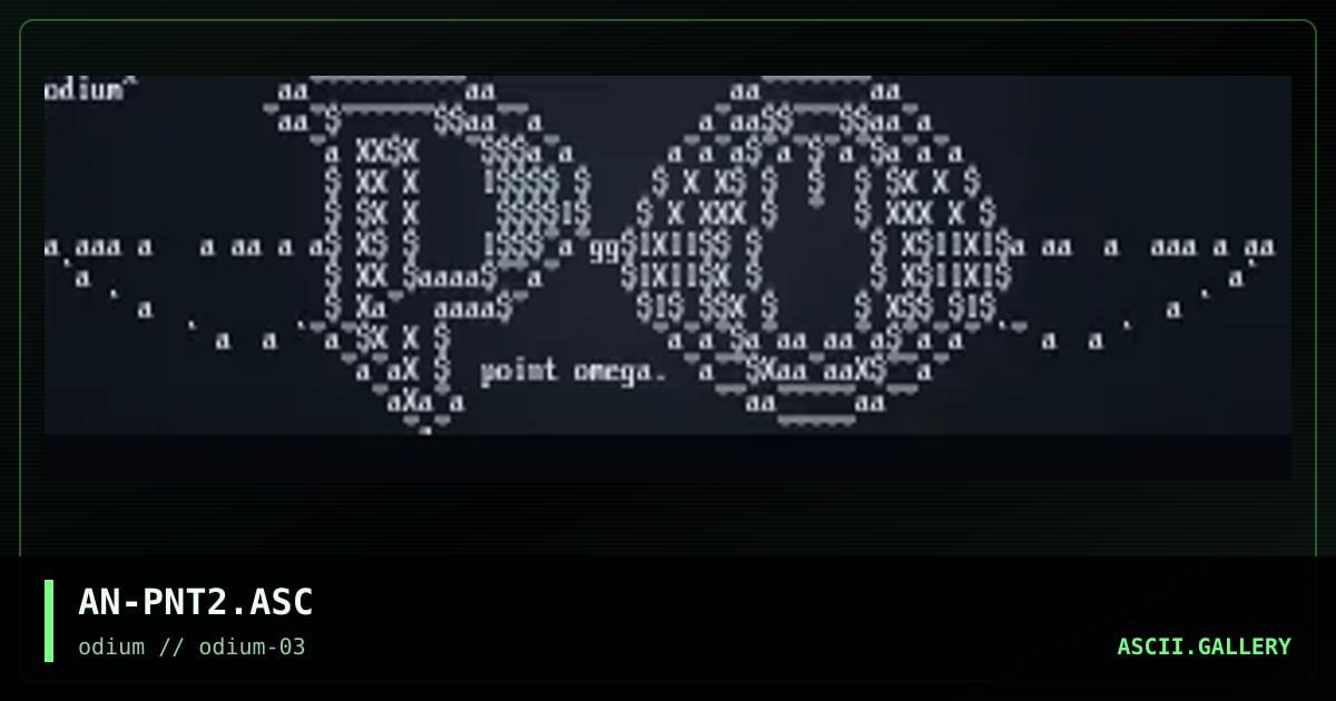 point omega(2), by anarchist, 1996