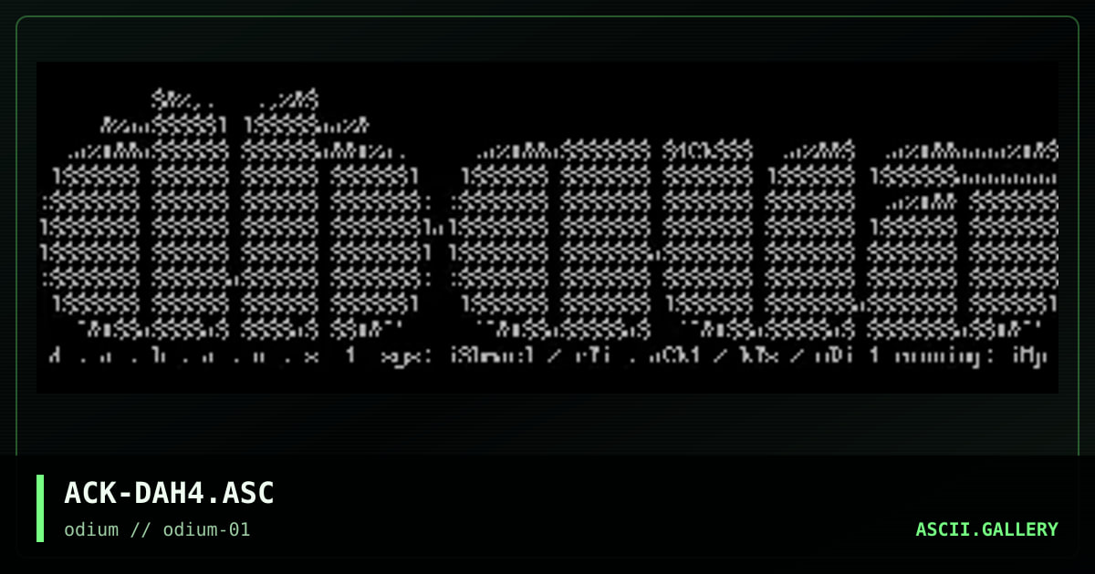 ACK-DAH4.ASC, by ack, 1995