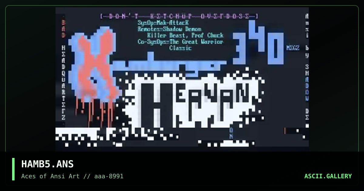 HAMB5.ANS, by shadow demon, 1991
