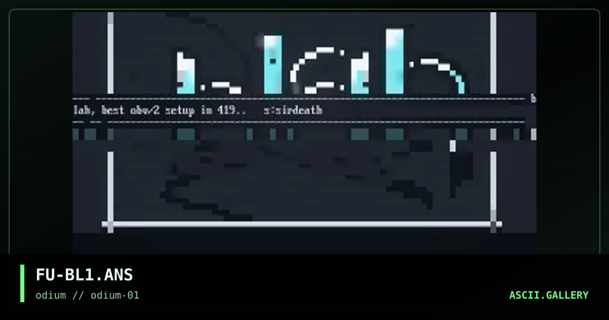 FU-BL1.ANS, by fury, 1995