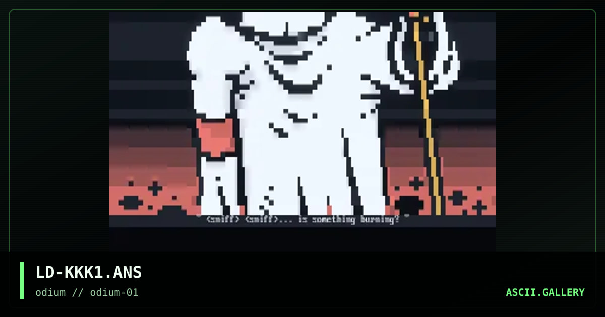 worthless shit of an ansi, by lord jazz, 1995