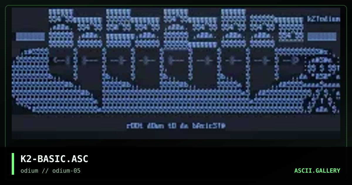 K2-BASIC.ASC, by kuma, 1996