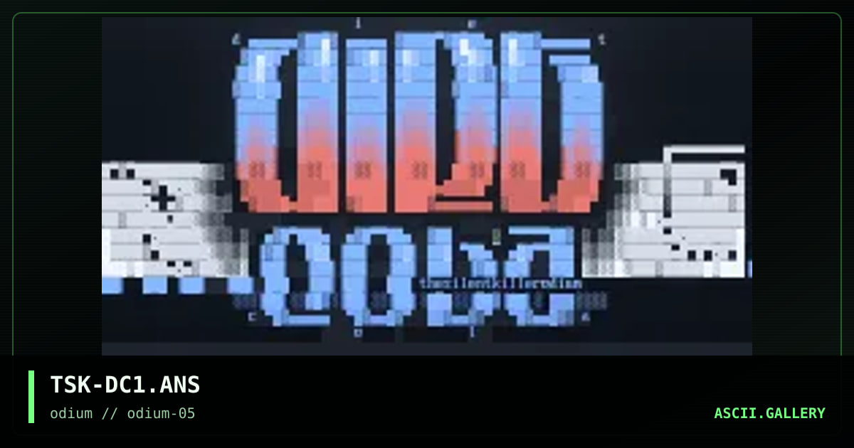 TSK-DC1.ANS, by the silent killer, 1996