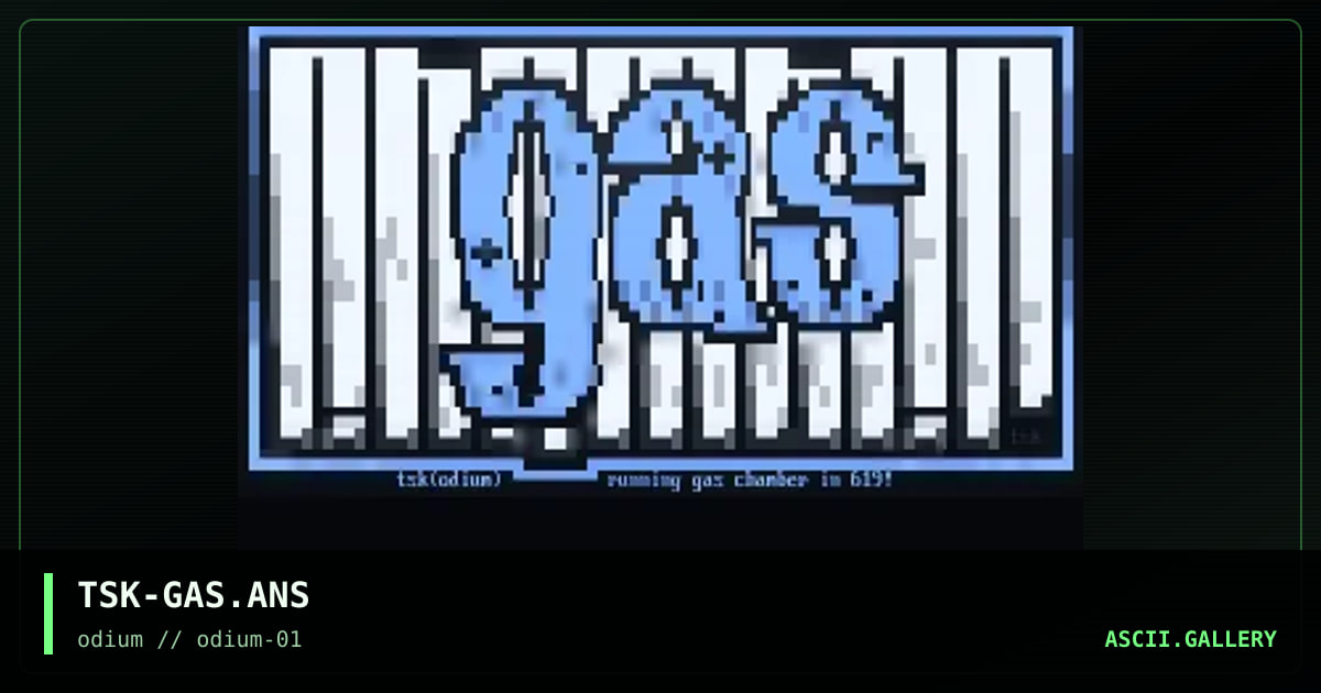 the gas chamber, by the silent killer, 1995