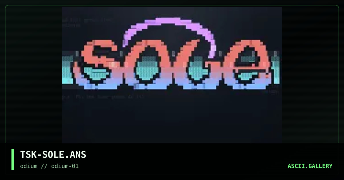 sole promo, by the silent killer, 1995