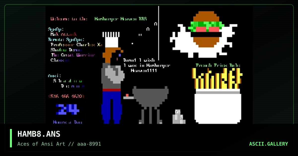 HAMB8.ANS, by shadow demon, 1991