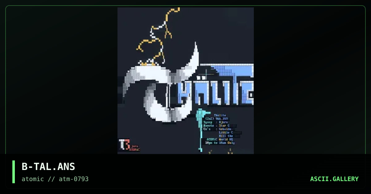 B-TAL.ANS, by bjorn, 1993