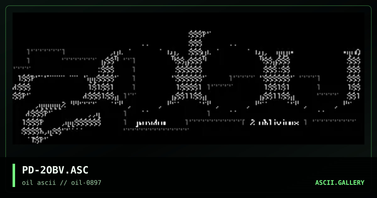 PD-2OBV.ASC, by paradox, 1997