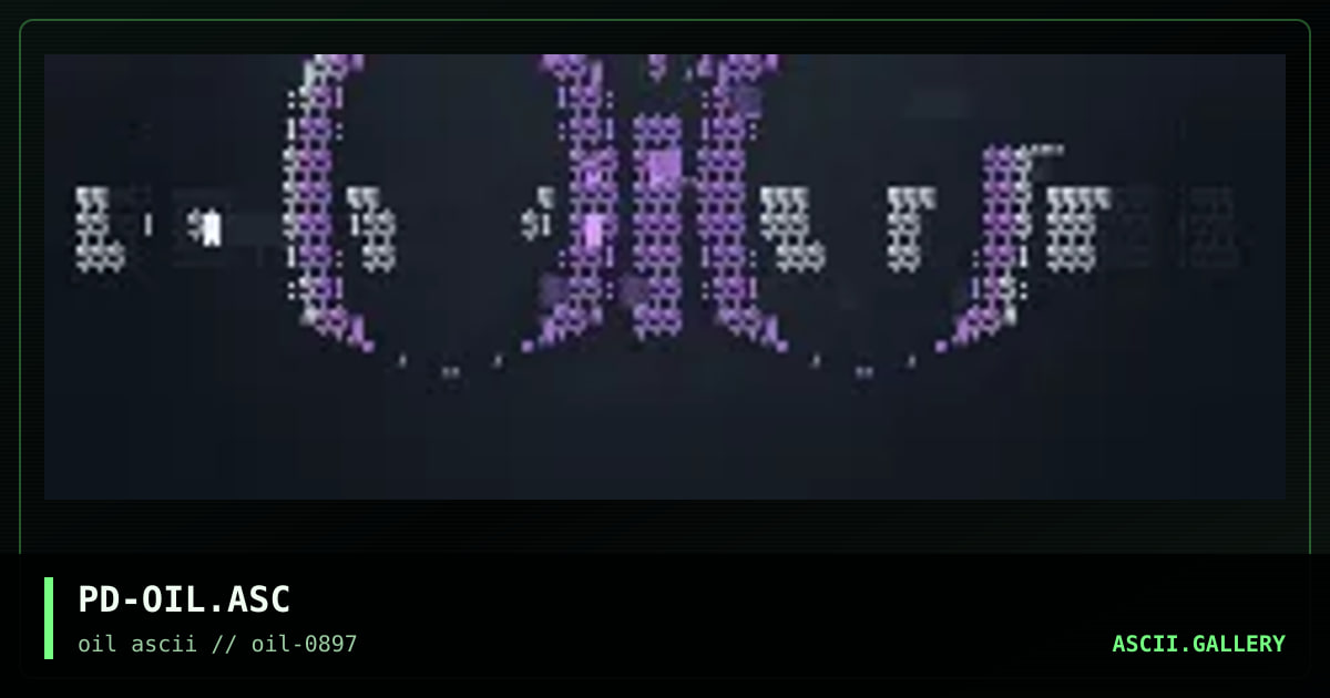 PD-OIL.ASC, by paradox, 1997
