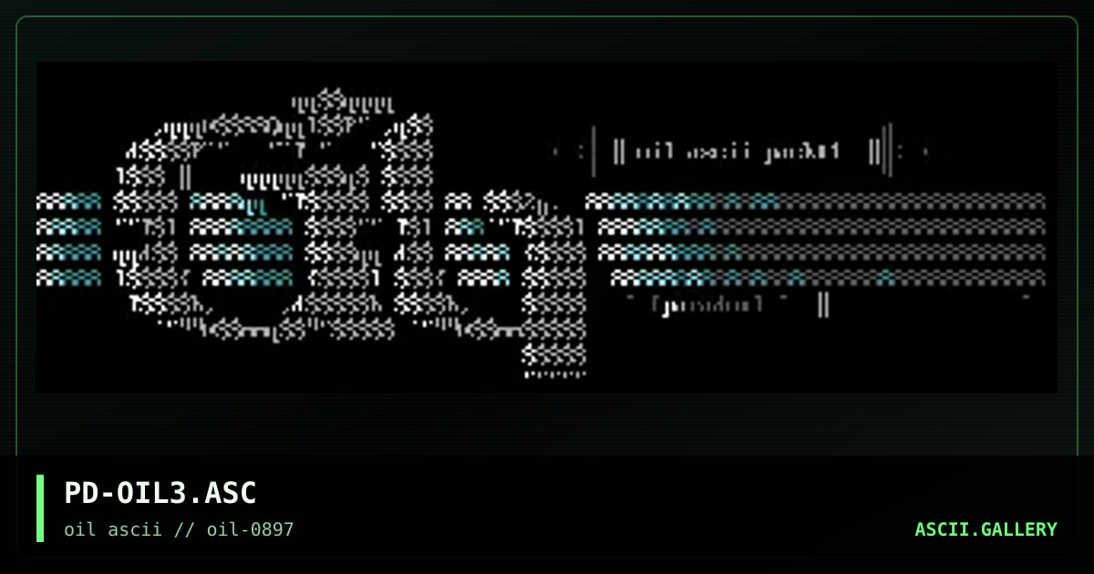 PD-OIL3.ASC, by paradox, 1997