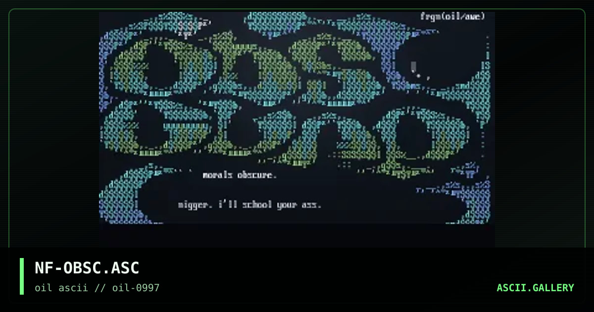 Morals Obscure, by frgnfruz, 1997