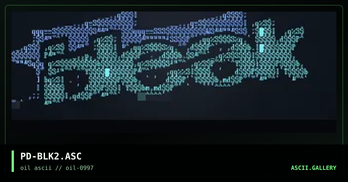Bleak, by paradox, 1997