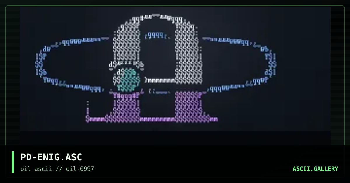 Enigma, by paradox, 1997