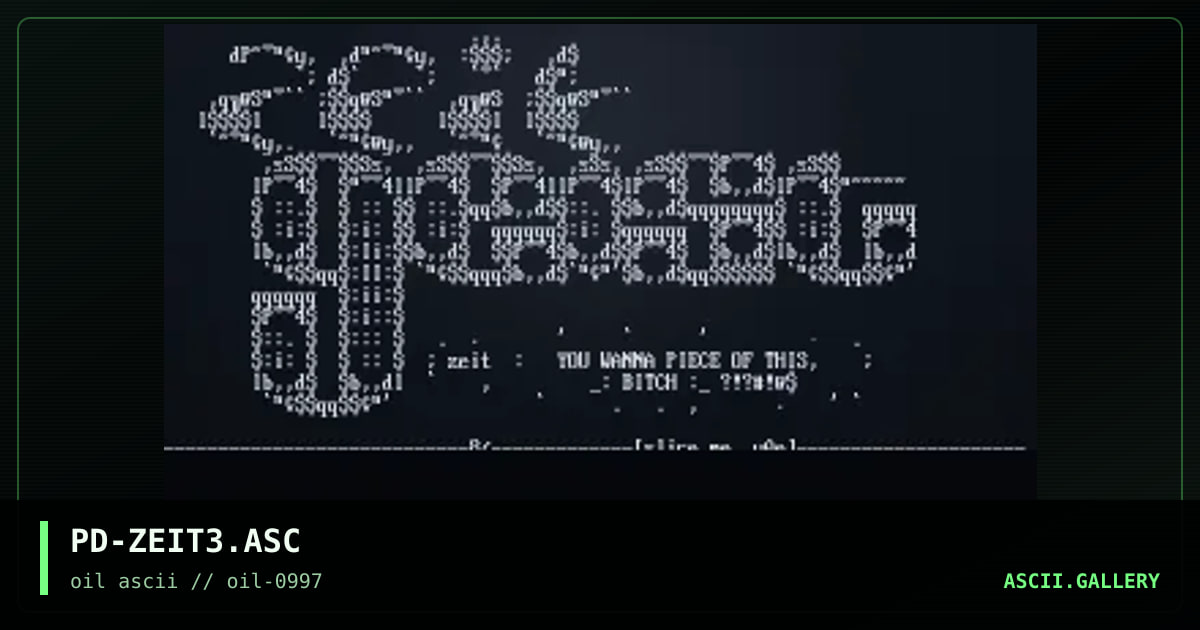 Zeit Geist, by paradox, 1997