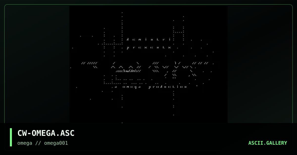 CW-OMEGA.ASC, by ceelow, 2000
