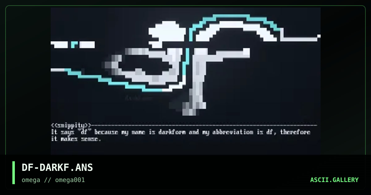 DF-DARKF.ANS, by darkform, 2000