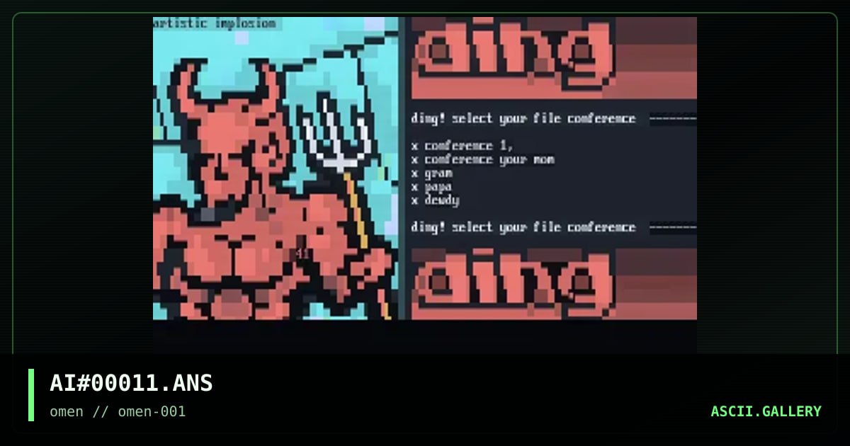ding #5, by artistic implosion, 1996
