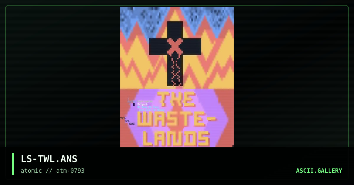 LS-TWL.ANS, by lord scarlet, 1993