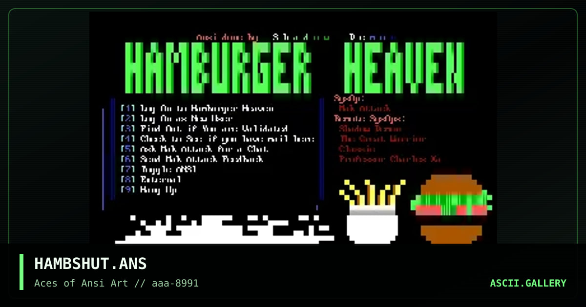 HAMBSHUT.ANS, by shadow demon, 1991