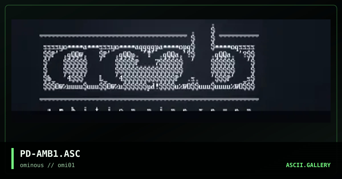 ambition logo, by paradyme, 1997