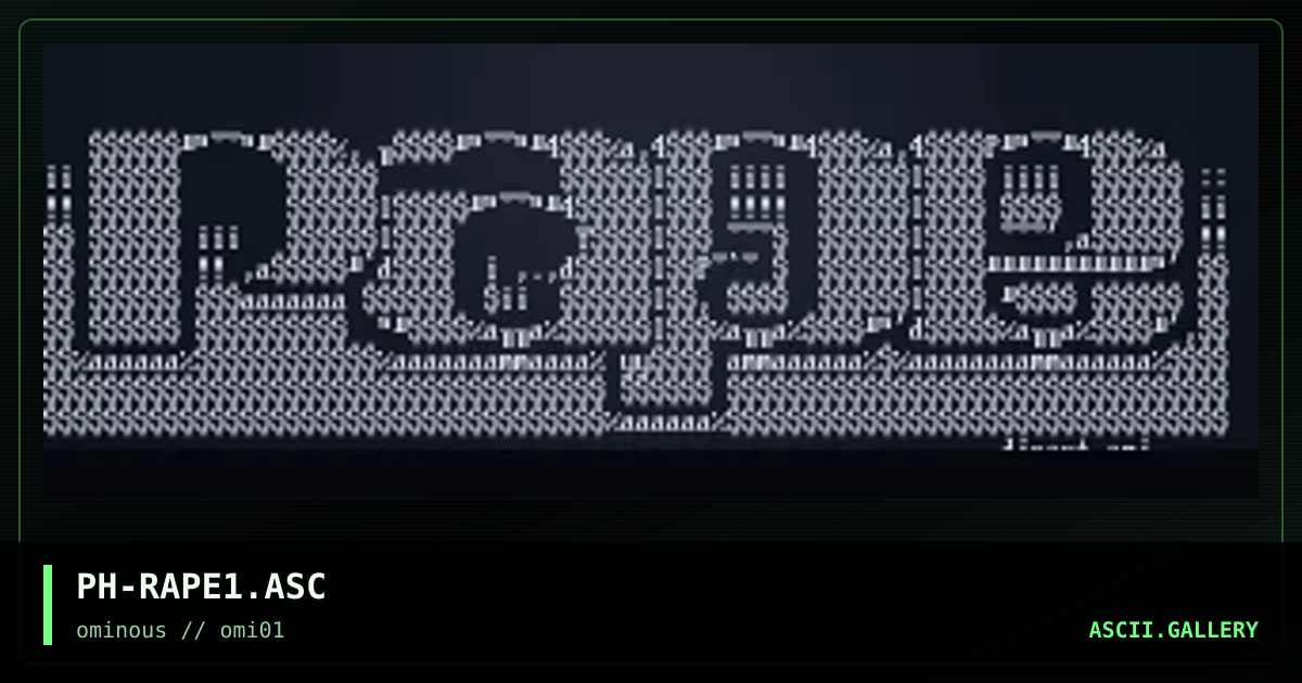 rape logo, by direct, 1997