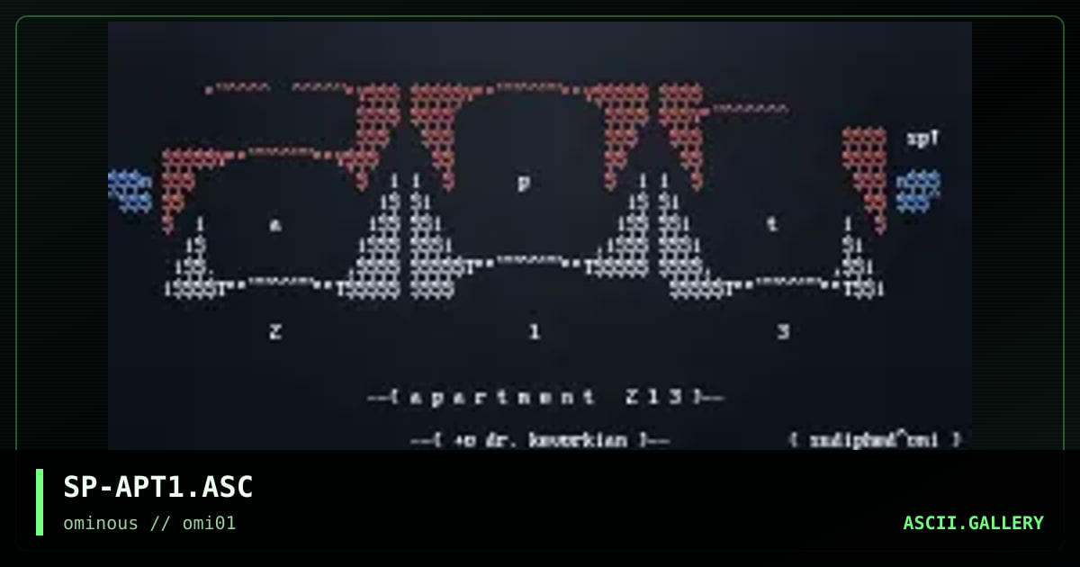 apartment 2i3 logo, by sudiphed, 1997