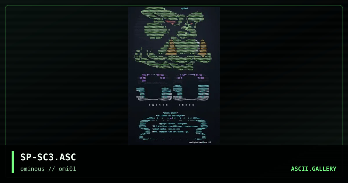 system check pic, by sudiphed, 1997