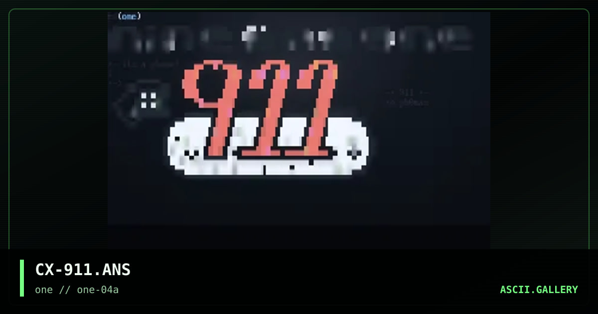 911, by cyrix, 1997