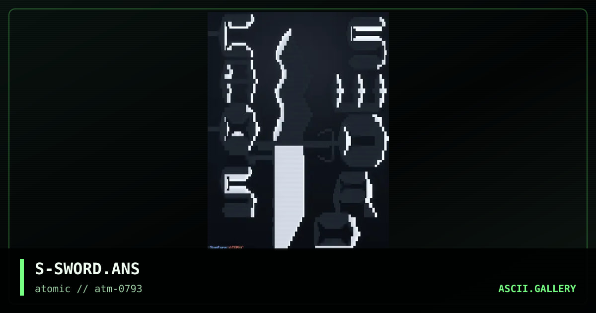 S-SWORD.ANS, by surface, 1993