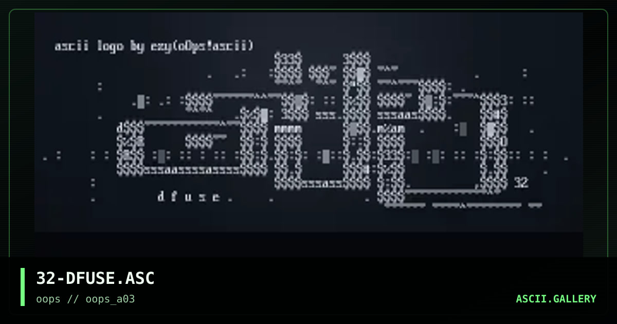 dfuse, by ezy, 1997