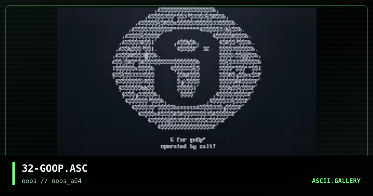 goOp², by ezy, 1997